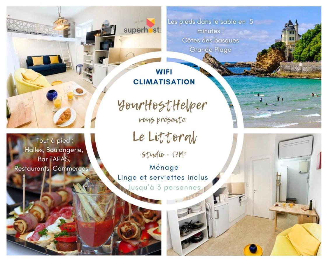 比亚里茨Le Littoral Yourhosthelper公寓 外观 照片